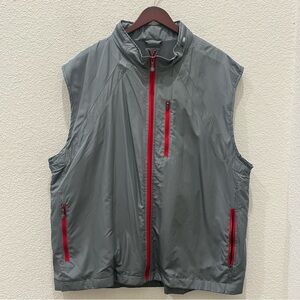 SCOTTeVEST SEV TEC Travel Vest Gray Zip Utility Pocket Vest Mens Sz 2XL